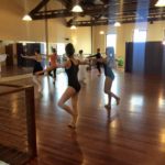 a ballet dance class