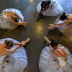 five ballet dancers